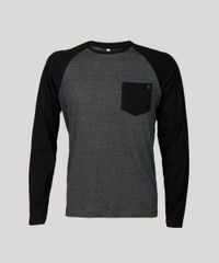 Camiseta-Masculina-com-Bolso-Manga-Longa-Raglan-Gola-Careca-Cinza-Mescla-Escuro-8582091-Cinza_Mescla_Escuro_5