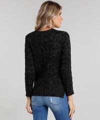 Sueter-Feminino-em-Trico-Botone-Manga-Longa-Gola-Redonda-Preto-8847632-Preto_2