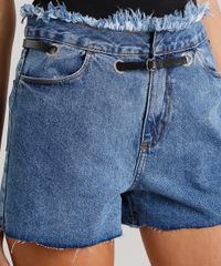 Short-Jeans-Feminino-Vintage-com-Ilhos-e-Cinto-Azul-Medio-9010653-Azul_Medio_4