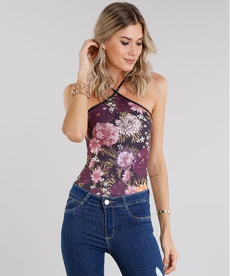 Body-Feminino-Estampado-Floral-com-Alca-Preto-9022644-Preto_1