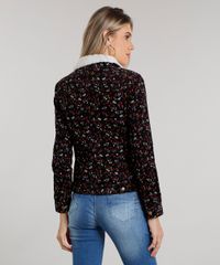 Jaqueta-Feminina-em-Veludo-Cotele-com-Pelo-Estampada-Floral-Preta-8855895-Preto_2