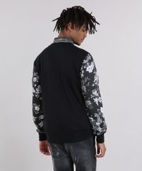 Blusao-em-moleton-com-Estampa-Floral-Preto-8829602-Preto_2