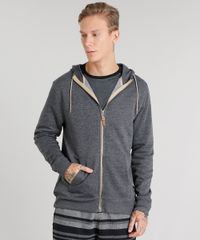 Blusao-Masculino-Basico-em-Moletom-com-Capuz-Manga-Longa-Cinza-Mescla-Escuro-8832542-Cinza_Mescla_Escuro_1