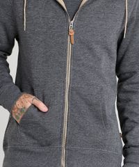 Blusao-Masculino-Basico-em-Moletom-com-Capuz-Manga-Longa-Cinza-Mescla-Escuro-8832542-Cinza_Mescla_Escuro_4