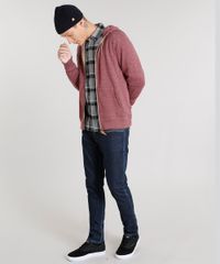 Blusao-Masculino-Basico-em-Moletom-com-Capuz-Manga-Longa-Vinho-8832542-Vinho_3