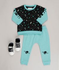 Conjunto-Infantil-de-Blusao-Estampado-Foguete---Calca-em-Moletom-com-Bordado-Preto-8824513-Preto_3