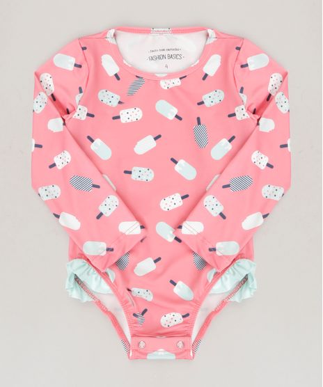 Maio-Body-Infantil-Estampado-de-Sorvetes-com-Babados-com-Protecao-UV50--Rosa-9036862-Rosa_1