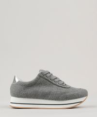 Tenis-Feminino-Moleca-Flatform-Running-em-Feltro-com-Recorte-Metalizado-Chumbo-9050583-Chumbo_1