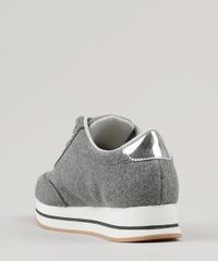 Tenis-Feminino-Moleca-Flatform-Running-em-Feltro-com-Recorte-Metalizado-Chumbo-9050583-Chumbo_3