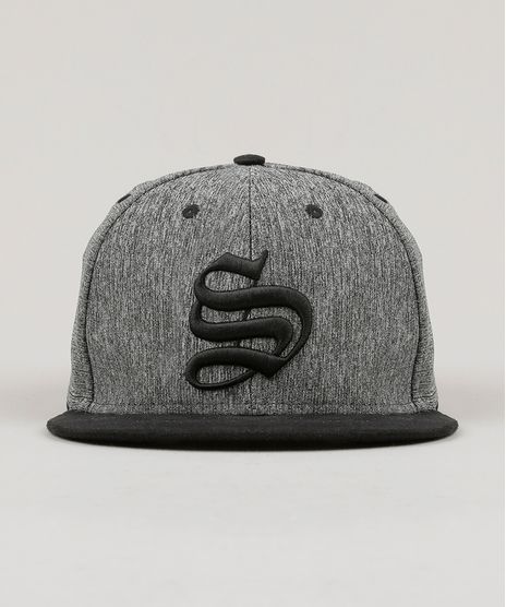 Bone-Masculino--S--com-Suede-Cinza-Mescla-9008207-Cinza_Mescla_1