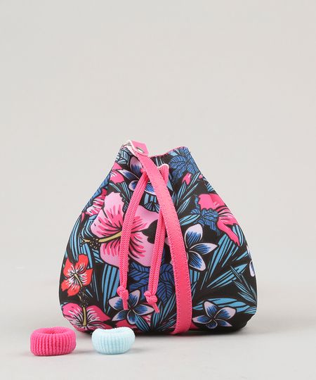 Bolsa-Infantil-Estampada-Floral-com-Elastico-de-Cabelo-Preta-9060663-Preto_1 Bolsa-Infantil-Estampada-Floral-com-Elastico-de-Cabelo-Preta-9060663-Preto_1