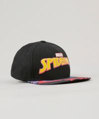 Bone-Infantil-Homem-Aranha-Preto-9057674-Preto_2