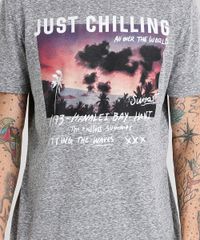 Camiseta-Masculina-Mescla--Just-Chilling--Manga-Curta-Gola-Careca-Chumbo-8965493-Chumbo_4