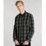 Camisa-Masculina-Xadrez-Manga-Longa-Verde-Militar-8448795-Verde_Militar_1