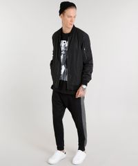Calca-Masculina--Relaxed-em-Moletom-Preta-8944409-Preto_3