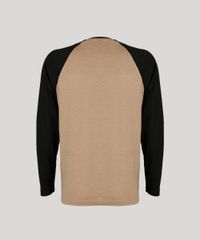 Camiseta-Masculina-com-Bolso-Manga-Longa-Raglan-Gola-Careca-Marrom-8582091-Marrom_6