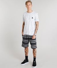 Camiseta-Masculina-Flame-com-Estampa--Tubarao--Manga-Curta-Gola-Careca-Branca-9028192-Branco_3