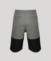 Bermuda-Masculina-Relaxed-em-Moletom-com-Recorte-Cinza-Mescla-Escuro-8586711-Cinza_Mescla_Escuro_6