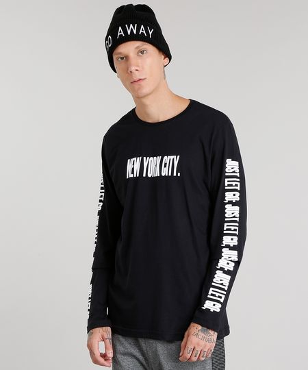 Camiseta-Masculina--New-York-City--Manga-Longa-Gola-Careca-Preta-8714915-Preto_1 Camiseta-Masculina--New-York-City--Manga-Longa-Gola-Careca-Preta-8714915-Preto_1