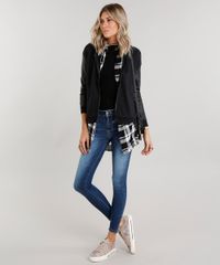 Blusao-Feminino-em-Moletom-Manga-Longa-Diferenciada-Gola-com-Capuz-Preto-8846260-Preto_3