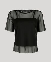 Blusa-Feminina-em-Tule-com-Regata-Manga-Curta-Gola-Redonda-Preta-9046742-Preto_5