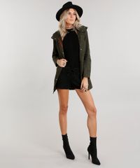 Parka-Feminina-Estampada-Manga-Longa-Gola-com-Capuz--Verde-Militar-8855384-Verde_Militar_3