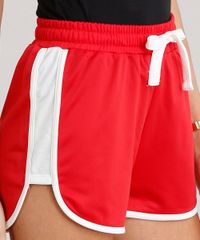 Short-Feminino-Running-Esportivo-com-Recorte-Contrastante-Vermelho-8918849-Vermelho_4