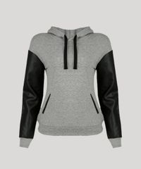 Blusao-Feminino-em-Moletom-Manga-Longa-Diferenciada-Gola-com-Capuz-Cinza-Mescla-8846259-Cinza_Mescla_5