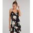 Vestido-Feminino-Estampado-Floral-Curto-de-Alca-com-Babados-Preto-8897465-Preto_1