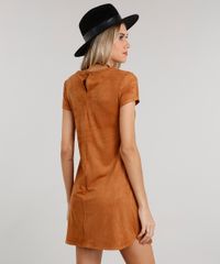 Vestido-Feminino-em-Suede-Curto-com-Mandala-Manga-Curta-Caramelo-9034084-Caramelo_2 Vestido-Feminino-em-Suede-Curto-com-Mandala-Manga-Curta-Caramelo-9034084-Caramelo_2