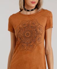 Vestido-Feminino-em-Suede-Curto-com-Mandala-Manga-Curta-Caramelo-9034084-Caramelo_4 Vestido-Feminino-em-Suede-Curto-com-Mandala-Manga-Curta-Caramelo-9034084-Caramelo_4