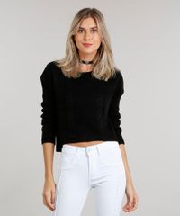 Sueter-Feminino-Cropped-em-Trico-Manga-Longa-Gola-Redonda-Preto-8894518-Preto_1