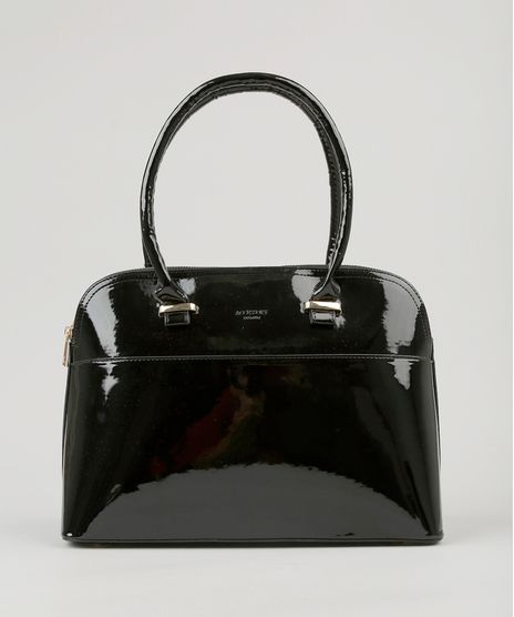 Bolsa-Feminina-Shoulder-em-Verniz-Preta-8883184-Preto_1
