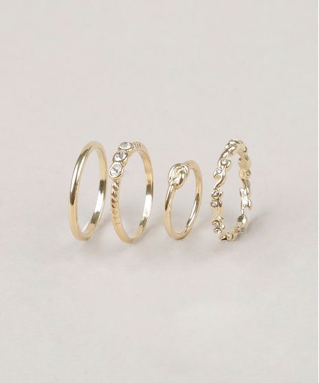 Kit-de-4-Aneis-Feminino-Dourado-8970365-Dourado_1