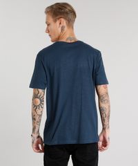 Camiseta-Masculina--Homer-Simpsons--Manga-Curta-Gola-Careca-Azul-Marinho-8946661-Azul_Marinho_2