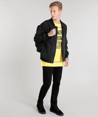 Camiseta-Masculina--Generation--Manga-Curta-Gola-Careca-Amarela-9116975-Amarelo_3