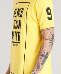 Camiseta-Masculina--Generation--Manga-Curta-Gola-Careca-Amarela-9116975-Amarelo_4