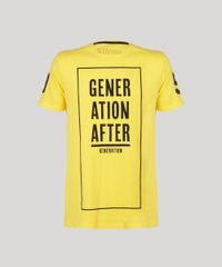 Camiseta-Masculina--Generation--Manga-Curta-Gola-Careca-Amarela-9116975-Amarelo_5