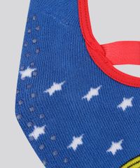 Meia-Infantil-Sapatilha-Mulher-Maravilha-Azul-9055737-Azul_2