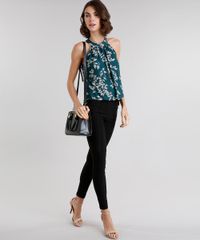 Regata-Halter-Neck-Estampada-de-Folhagem-Verde-Escuro-8969649-Verde_Escuro_3