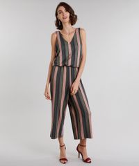 Macacao-Feminino-Pantacourt-Listrado-Decote-V-Verde-Militar-8968711-Verde_Militar_1