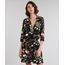 Vestido-Feminino-Chemise-Estampado-Floral-Curto-Decote-V-Preto-9081177-Preto_1