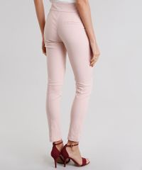 Calca-Feminina-Skinny-Cintura-Alta-com-Faixa-Rose-8893716-Rose_2