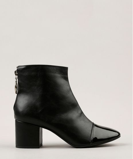 Bota-Feminina-Salto-Baixo--Bico-Redondo-com-Verniz-Preta-9081754-Preto_1