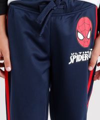 Calca-Infantil-em-Moletom-Homem-Aranha-Azul-Marinho-8475710-Azul_Marinho_4