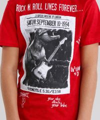 Camiseta-Infantil--Rock-n-Roll--Manga-Curta-Gola-Redonda-Vermelha-9048201-Vermelho_4