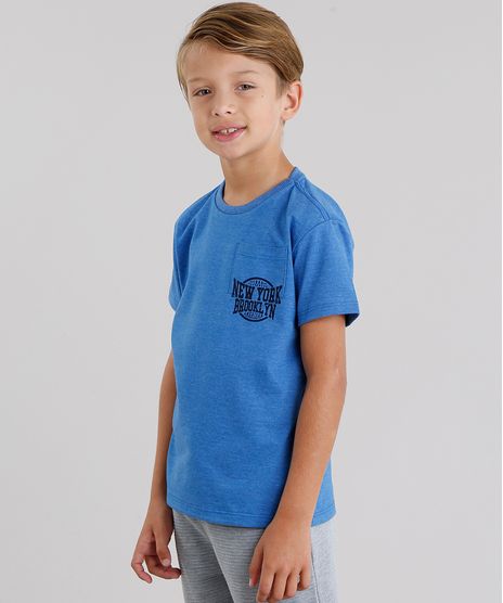 Camiseta-Infantil--NYC--com-Bolso-Manga-Curta-Gola-Redonda-Azul-9038334-Azul_1