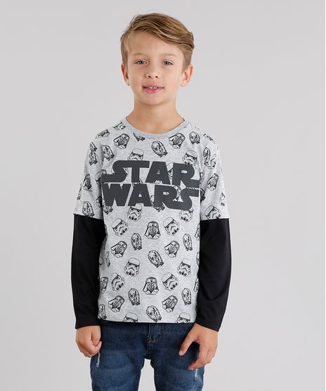Camiseta-Infantil-Star-Wars-Estampada-Manga-Longa-Gola-Redonda-Cinza-Mescla-9037714-Cinza_Mescla_1