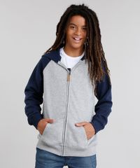 Blusao-Infantil-em-Moletom-com-Capuz-Cinza-Mescla-Claro-8838156-Cinza_Mescla_Claro_1