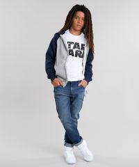 Blusao-Infantil-em-Moletom-com-Capuz-Cinza-Mescla-Claro-8838156-Cinza_Mescla_Claro_3